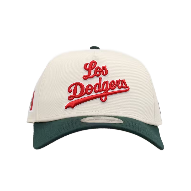 Los Angeles Dodgers New Era 9FORTY Mexico Flag Hat – לבן ואדום
