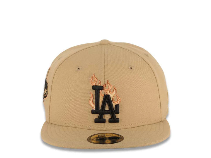 Los Angeles Dodgers | Flame LA 59FIFTY – חאקי ושחור