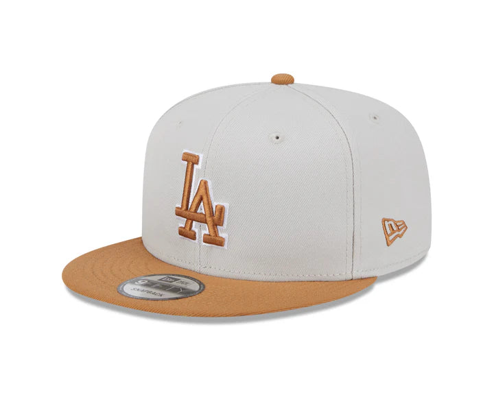Los Angeles Dodgers | דגם Stone Crown / Light Brown Visor 59FIFTY Fitted