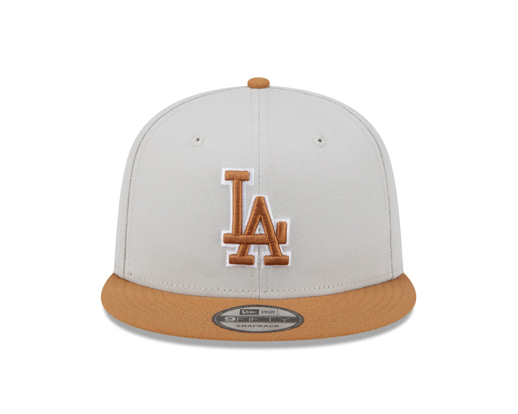 Los Angeles Dodgers | דגם Stone Crown / Light Brown Visor 59FIFTY Fitted