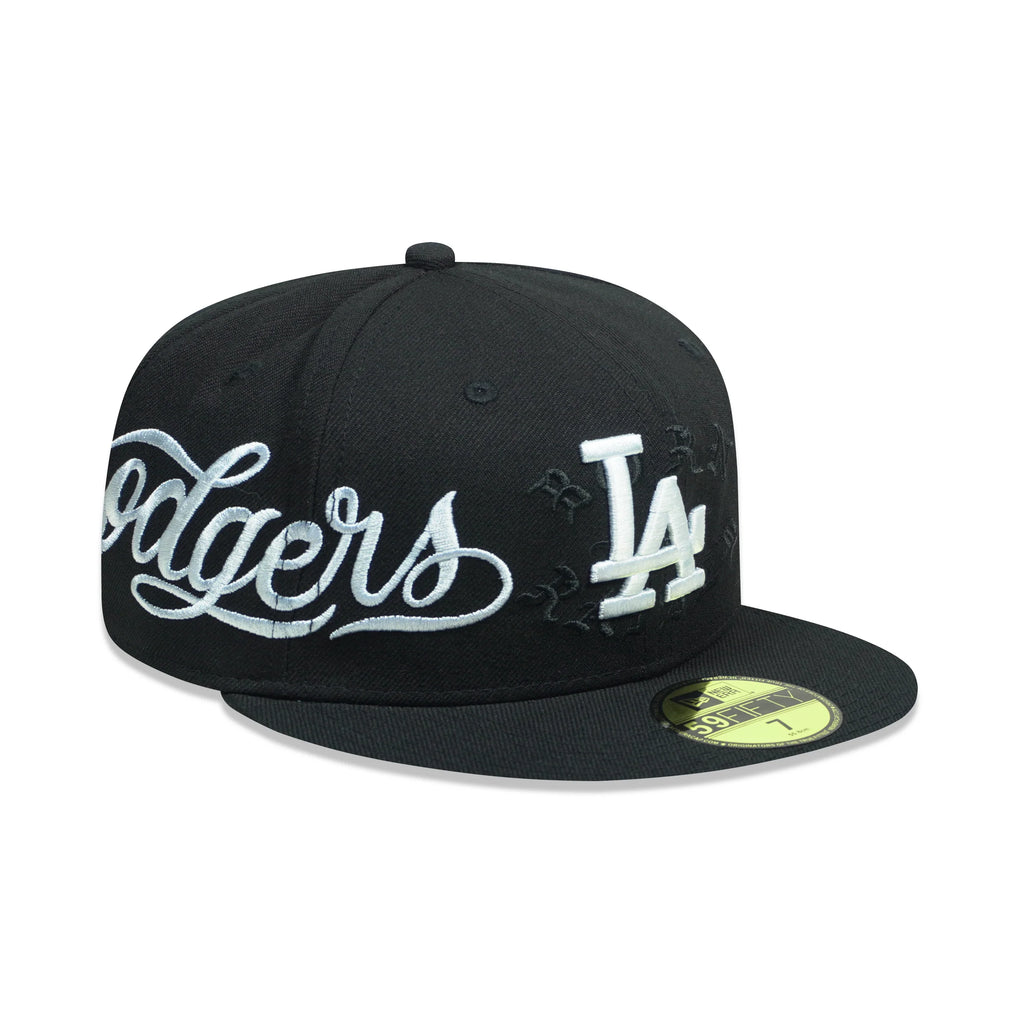 Los Angeles Dodgers New Era Born x Raised Mr. Cartoon 59FIFTY Fitted Hat - Black