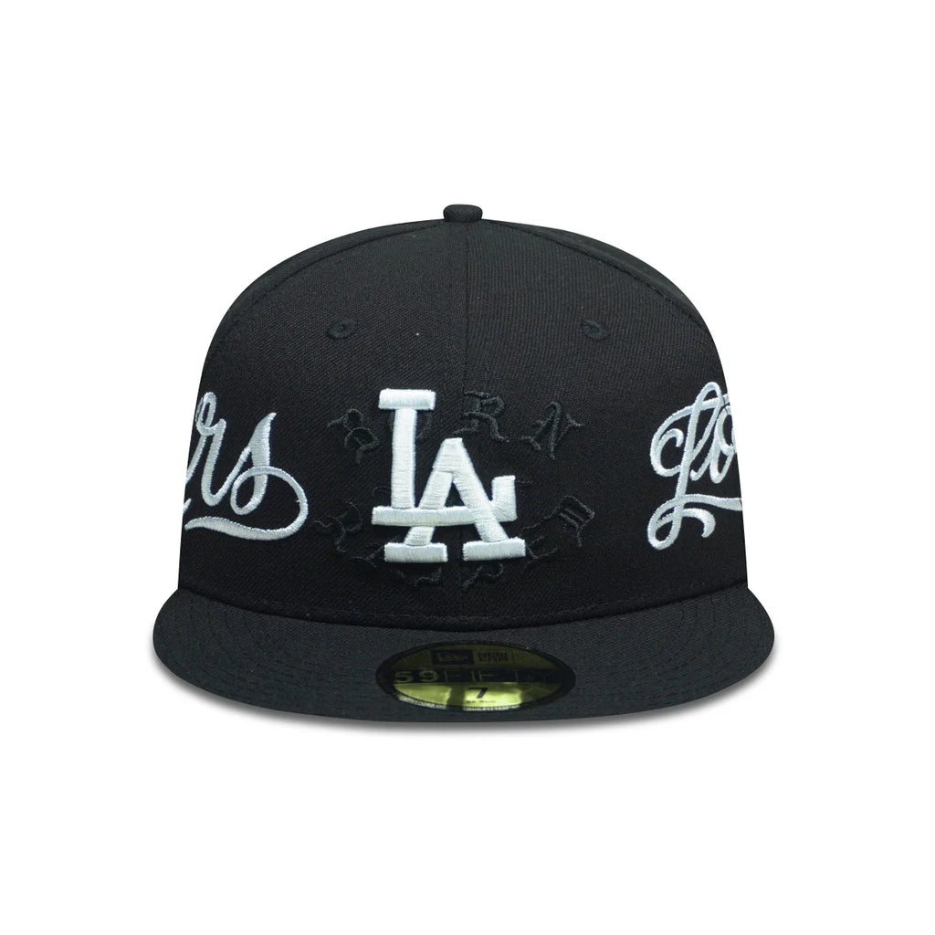 Los Angeles Dodgers New Era Born x Raised Mr. Cartoon 59FIFTY Fitted Hat - Black