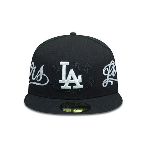 Los Angeles Dodgers New Era Born x Raised Mr. Cartoon 59FIFTY Fitted Hat - Black
