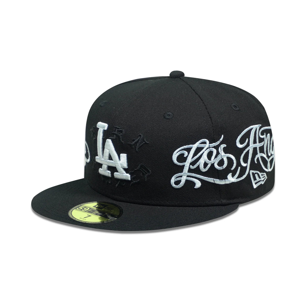 Los Angeles Dodgers New Era Born x Raised Mr. Cartoon 59FIFTY Fitted Hat - Black