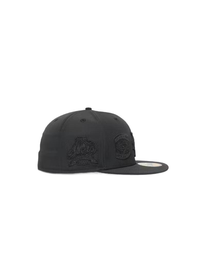 New York Mets New Era 59FIFTY All Over Patches Hat – BLACKOUT