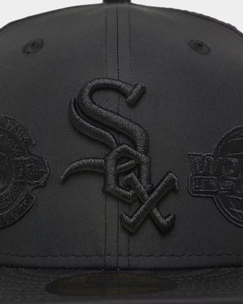 Sox New Era 59FIFTY All Over Patches Hat – BLACKOUT