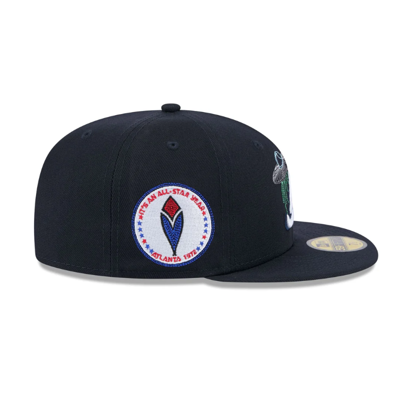 כובע ניו ארה שחור – Atlanta Braves | דגם State Stitch Style 59FIFTY