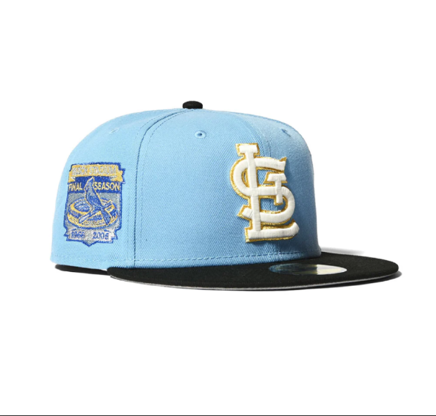 כובע ניו ארה תכלת‑תכלת‑רויאל – St. Louis Cardinals | דגם Busch Stadium Style 59FIFTY