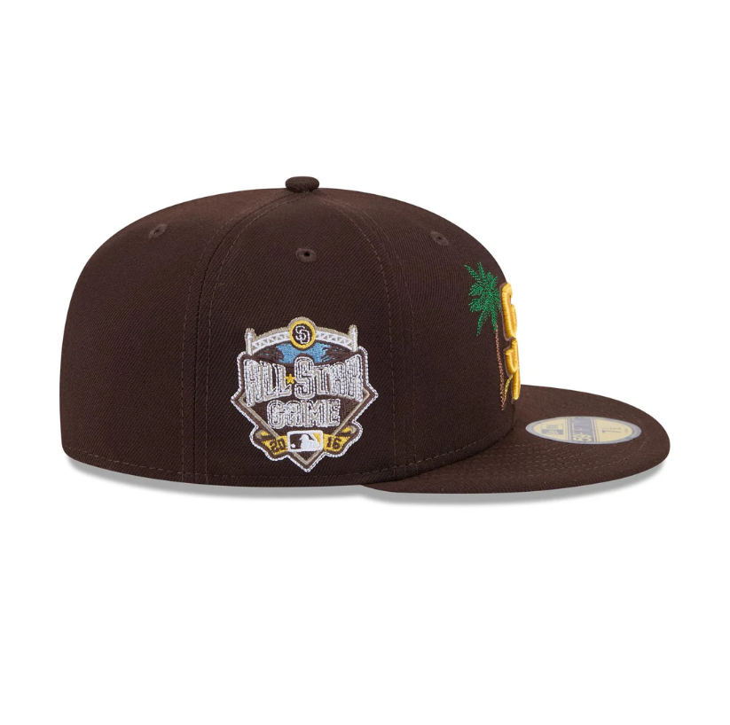 כובע ניו ארה חום שוקולד – San Diego Padres | דגם State Stitch 59FIFTY
