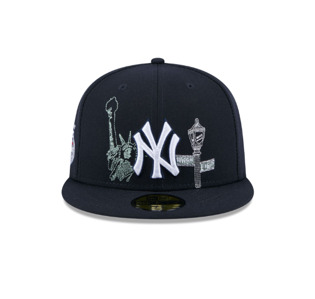 כובע פיטד 59FIFTY – Yankees State Stitch | ניו יורק