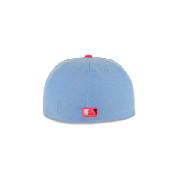 כובע ניו ארה תכלת-ורוד – Los Angeles Dodgers | דגם Mexico Patch Style 59FIFTY