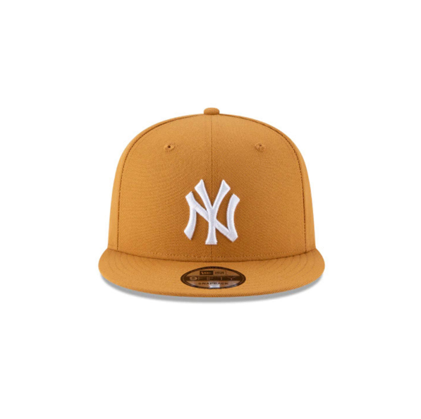 כובע ניו ארה חרדל-לבן – NY Classic | דגם Mustard Style Snapback