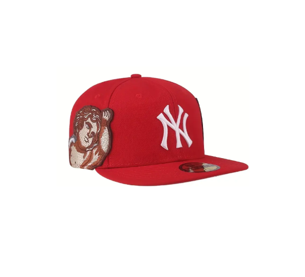 כובע ניו ארה אדום-לבן – New York Yankees | דגם Jon Stan ION Style Snapback