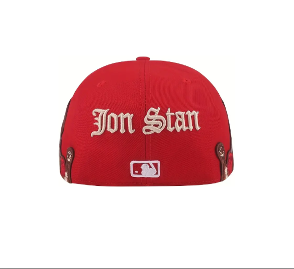 כובע ניו ארה אדום-לבן – New York Yankees | דגם Jon Stan ION Style Snapback