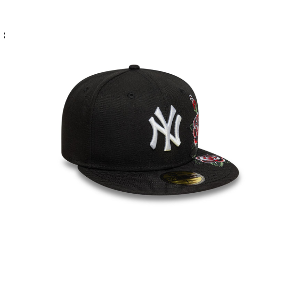 כובע ניו ארה שחור – New York Yankees | דגם Roses Style 59FIFTY