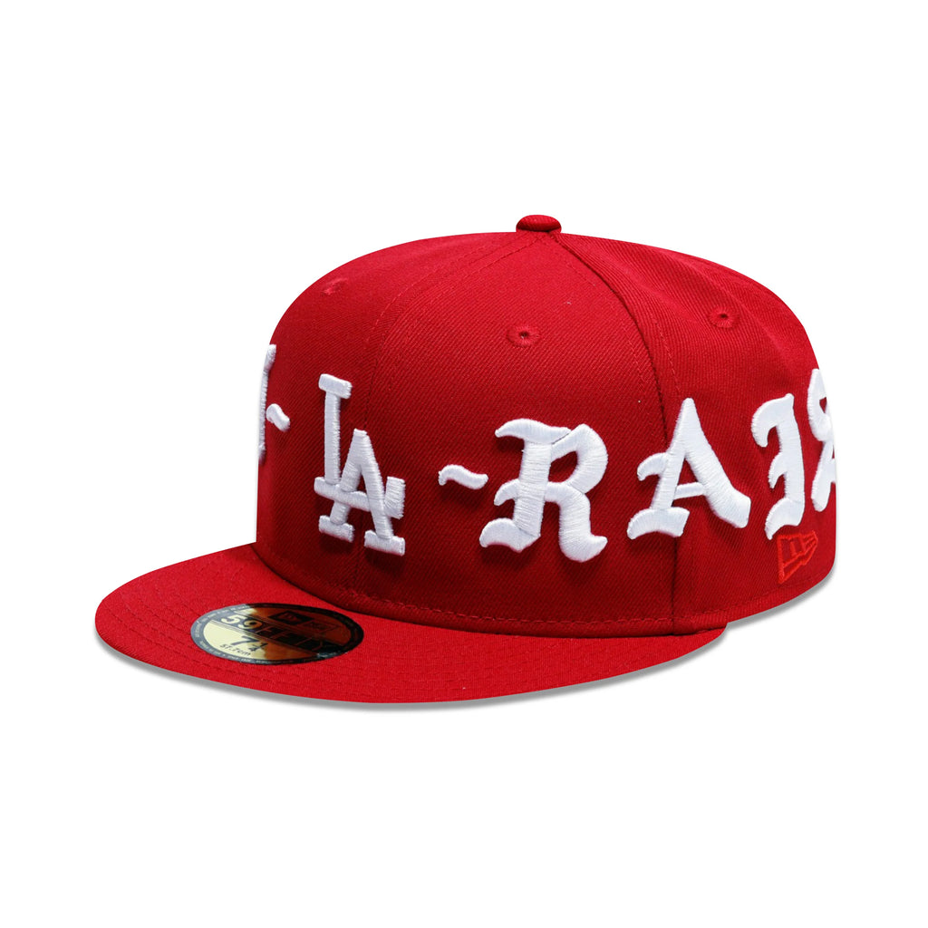כובע 59FIFTY – BxR Heritage | אדום עם רקמה לבנה (Fitted)