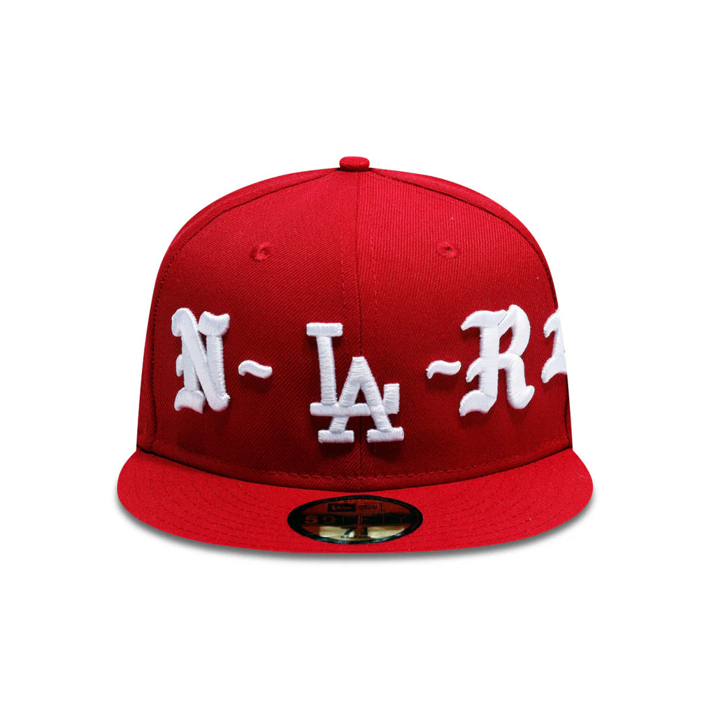 כובע 59FIFTY – BxR Heritage | אדום עם רקמה לבנה (Fitted)