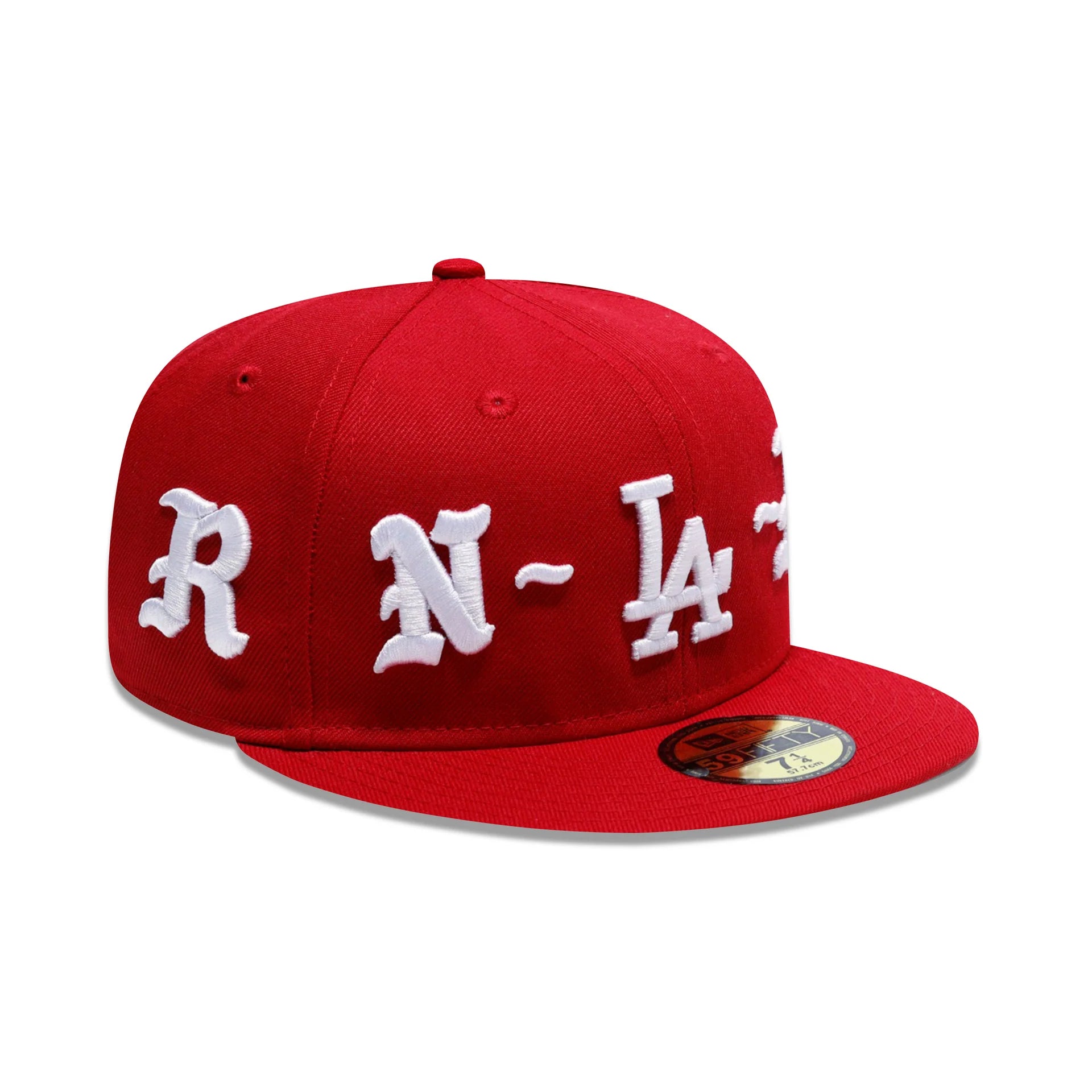 כובע 59FIFTY – BxR Heritage | אדום עם רקמה לבנה (Fitted)