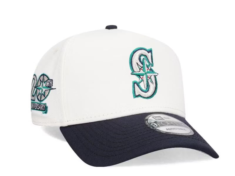 Seattle Mariners | 25 שנה 9FORTY – לבן וירוק
