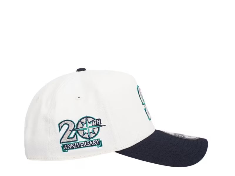 Seattle Mariners | 25 שנה 9FORTY – לבן וירוק