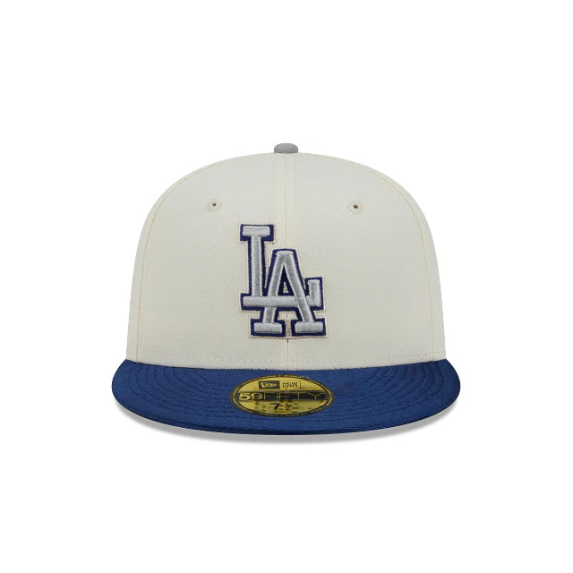 כובע ניו ארה לבן-כחול – Los Angeles Dodgers | דגם 59FIFTY TEAM SHIMMER