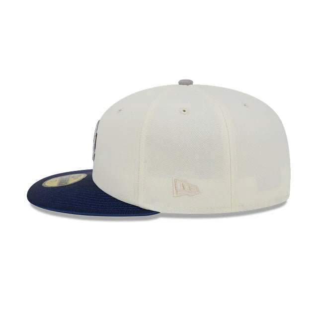 כובע ניו ארה לבן-כחול – Los Angeles Dodgers | דגם 59FIFTY TEAM SHIMMER
