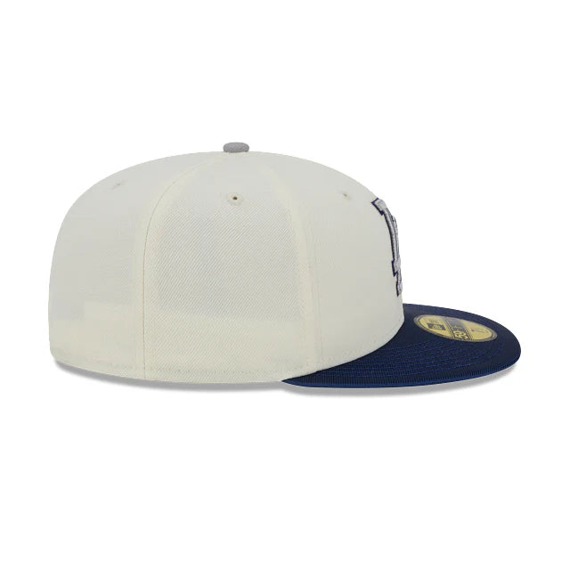 כובע ניו ארה לבן-כחול – Los Angeles Dodgers | דגם 59FIFTY TEAM SHIMMER