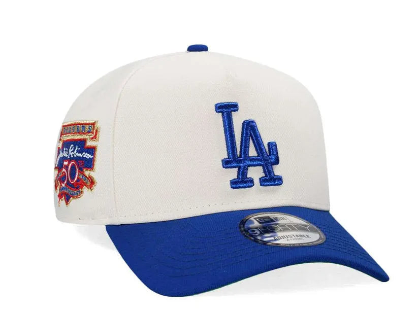 Los Angeles Dodgers | Jackie Robinson 50 9FORTY – לבן וכחול רויאל