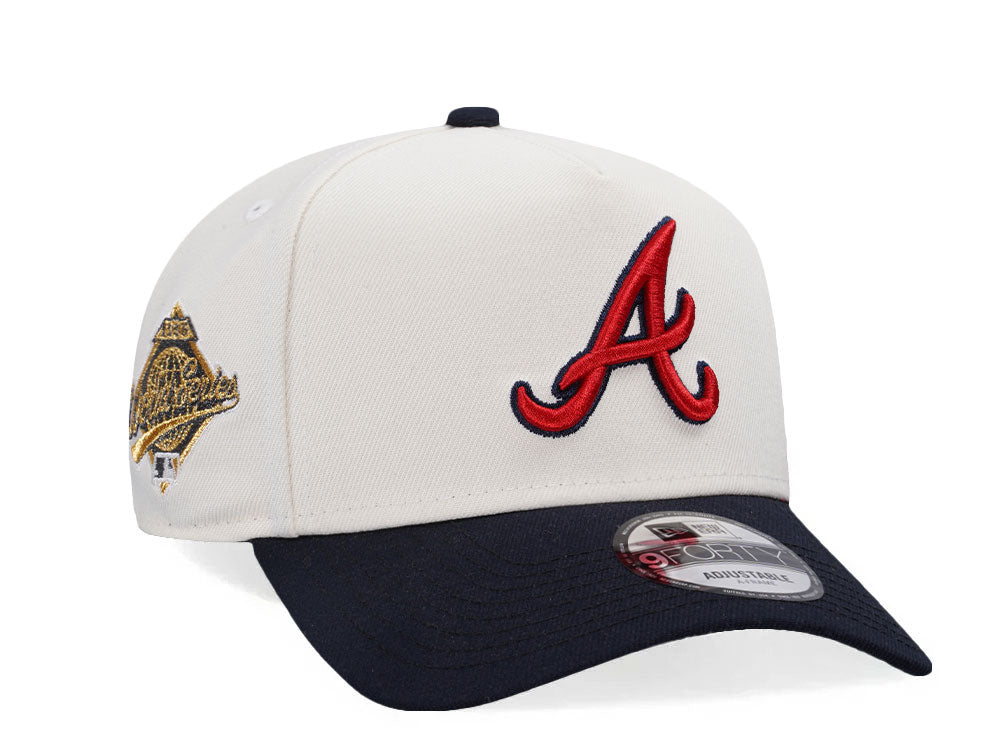 Atlanta Braves New Era 59FIFTY 1995 World Series Side Patch Hat – לבן ואדום