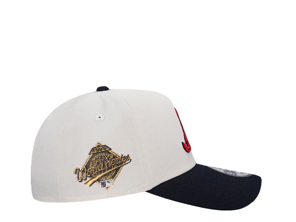 Atlanta Braves New Era 59FIFTY 1995 World Series Side Patch Hat – לבן ואדום