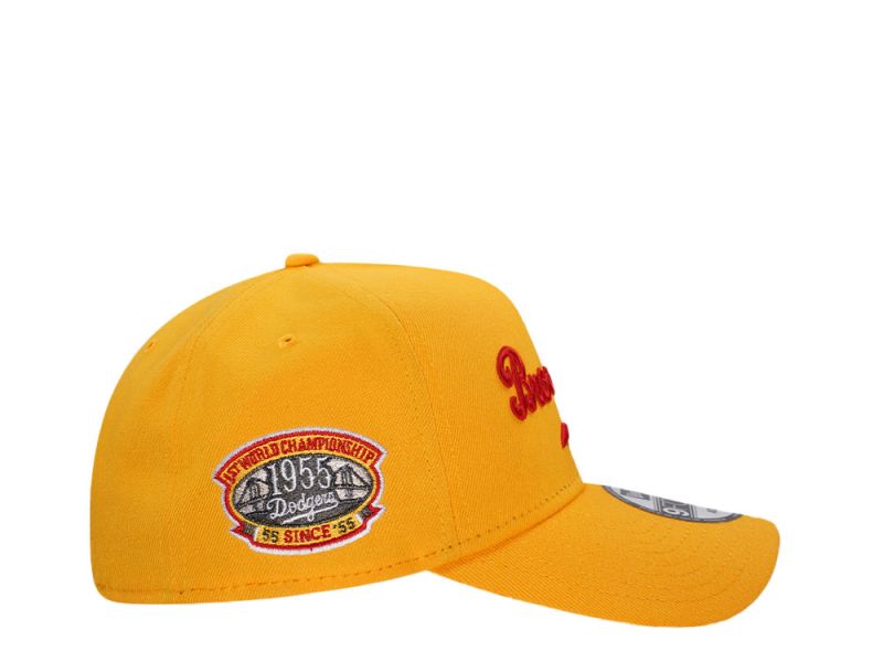 Brooklyn Script | New York 9FORTY – צהוב בוהק ואדום