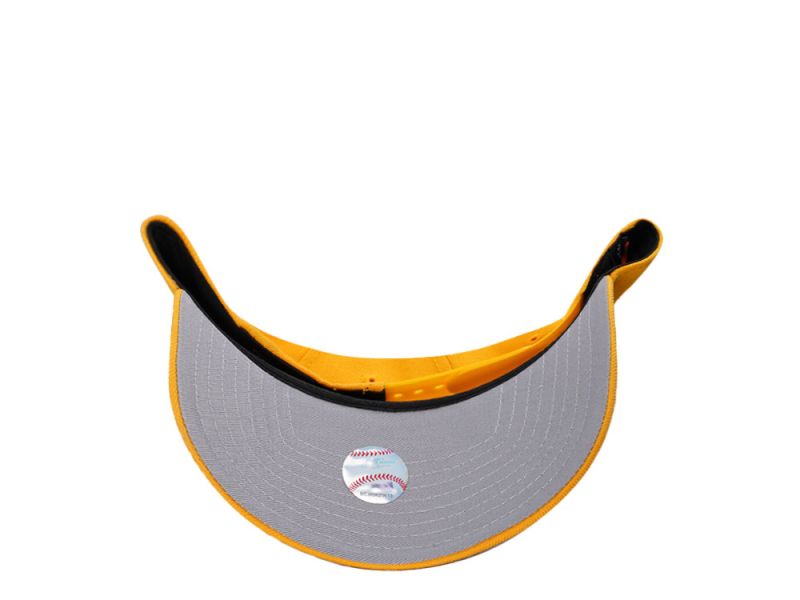 Brooklyn Script | New York 9FORTY – צהוב בוהק ואדום