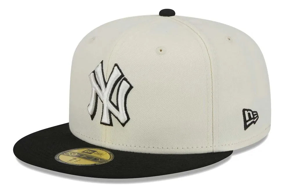 Yankees Cream-Black 59FIFTY Fitted Cap