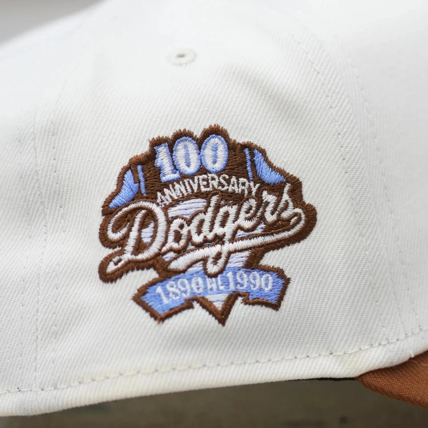 Los Angeles Dodgers New Era 59FIFTY All-Star Game Side Patch Hat – שמנת וחום