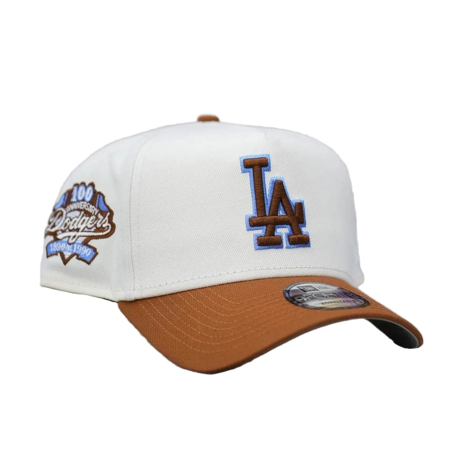 Los Angeles Dodgers New Era 59FIFTY All-Star Game Side Patch Hat – שמנת וחום
