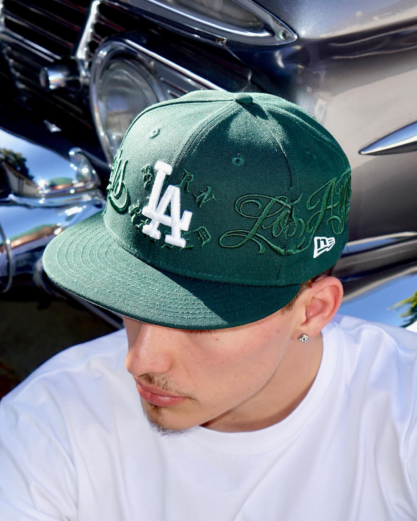 Los Angeles Dodgers New Era Born x Raised Mr. Cartoon 59FIFTY Fitted Hat - Green