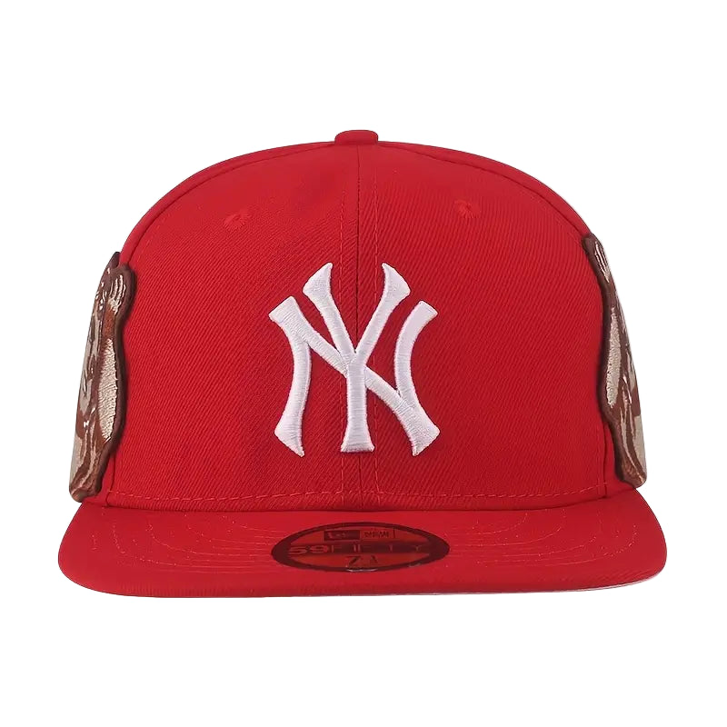 כובע ניו ארה אדום-לבן – New York Yankees | דגם Jon Stan ION Style Snapback