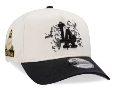 Los Angeles Dodgers | World Series Edition 9FORTY – עיצוב אמנותי בקרם שחור