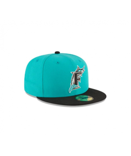 Miami Marlins | דגם Cooperstown Alt Logo Pack 59FIFTY Fitted – Teal