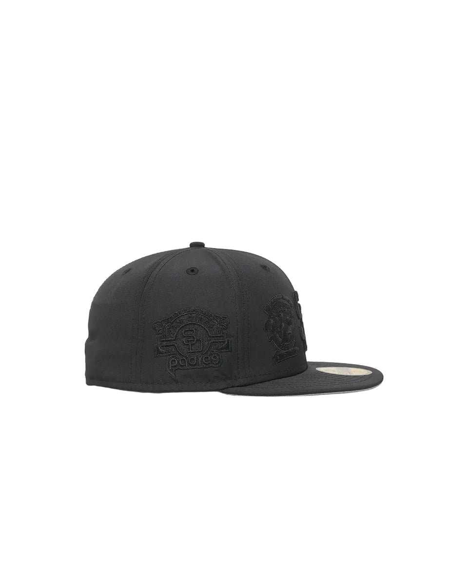 San Diego Padres New Era 59FIFTY All Over Patches Hat – BLACKOUT