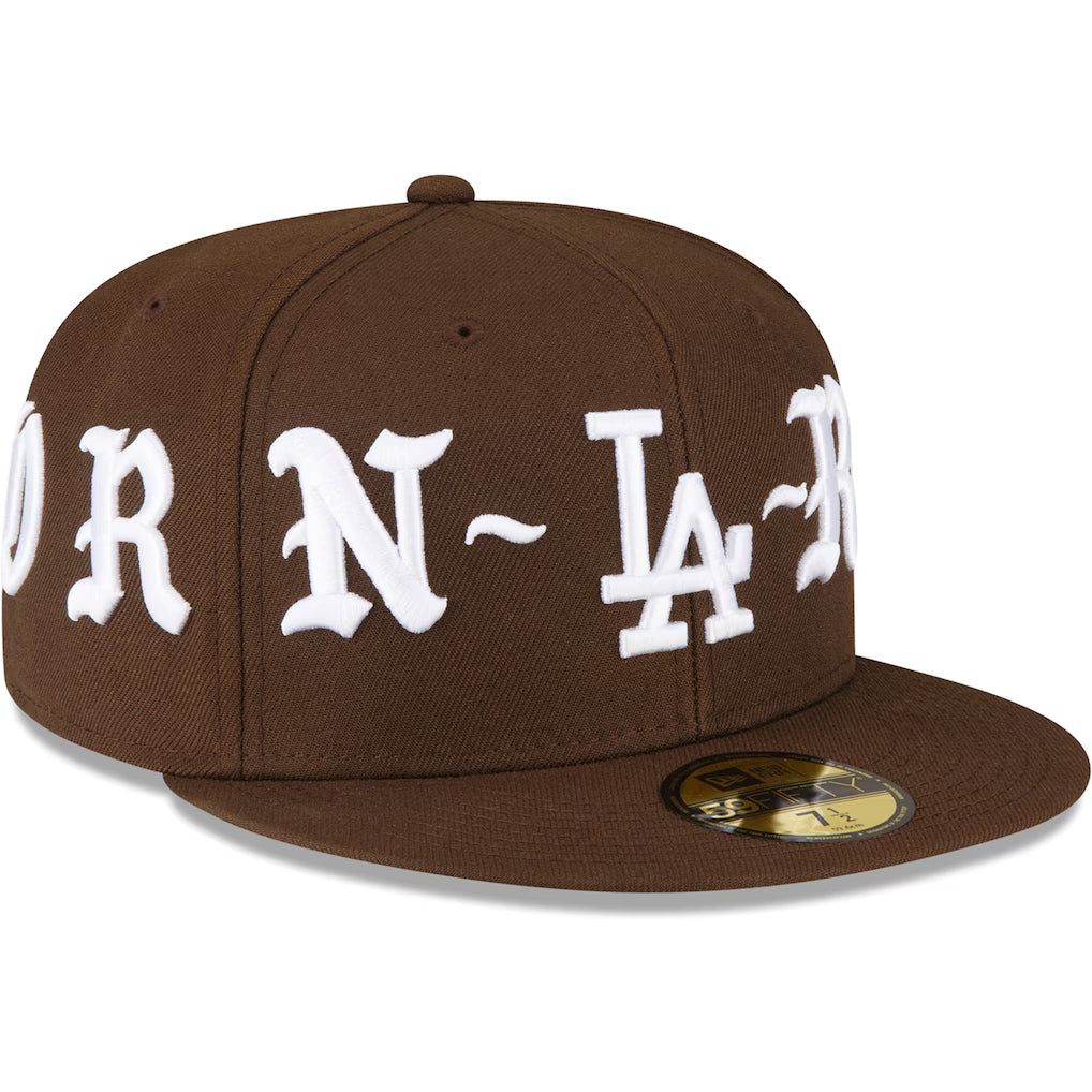 כובע 59FIFTY – BxR Heritage | חום עם רקמה לבנה (Fitted)