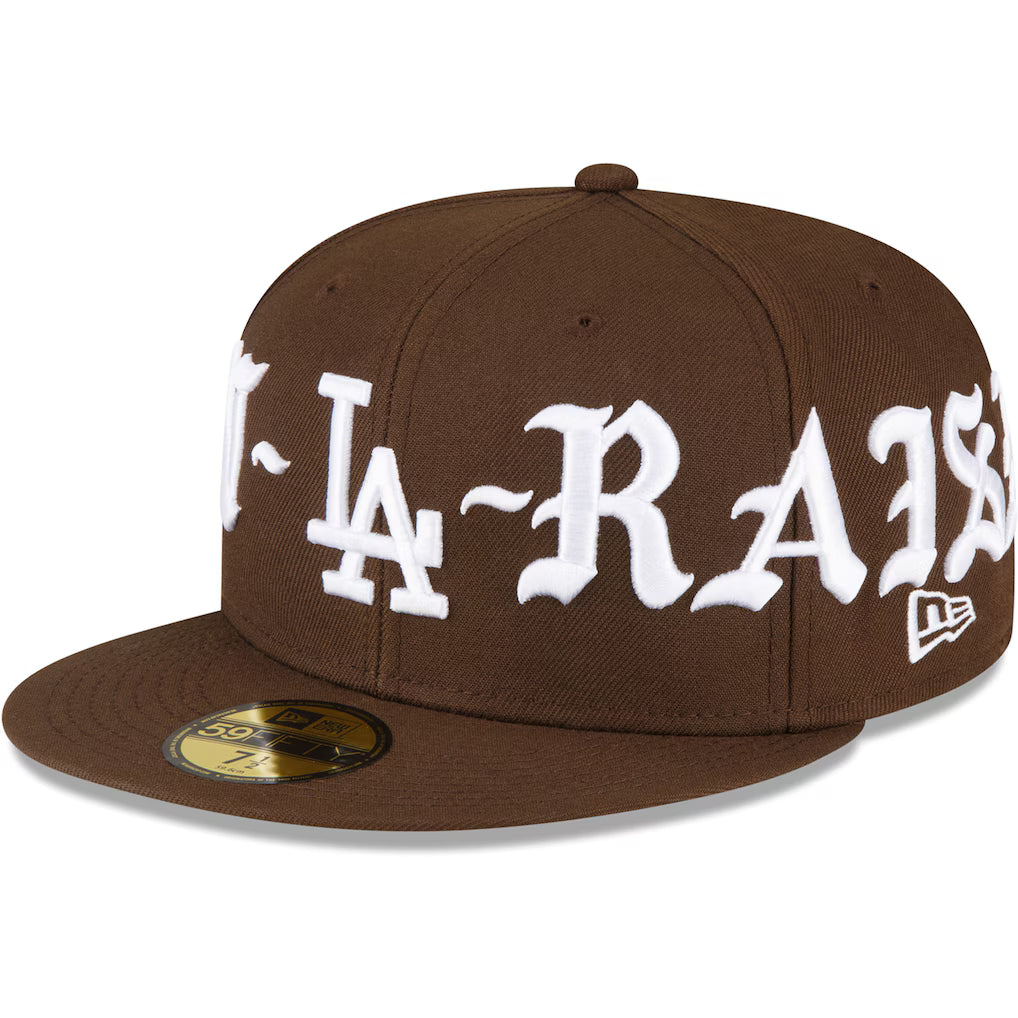 כובע 59FIFTY – BxR Heritage | חום עם רקמה לבנה (Fitted)