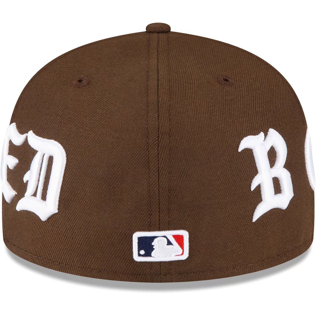 כובע 59FIFTY – BxR Heritage | חום עם רקמה לבנה (Fitted)